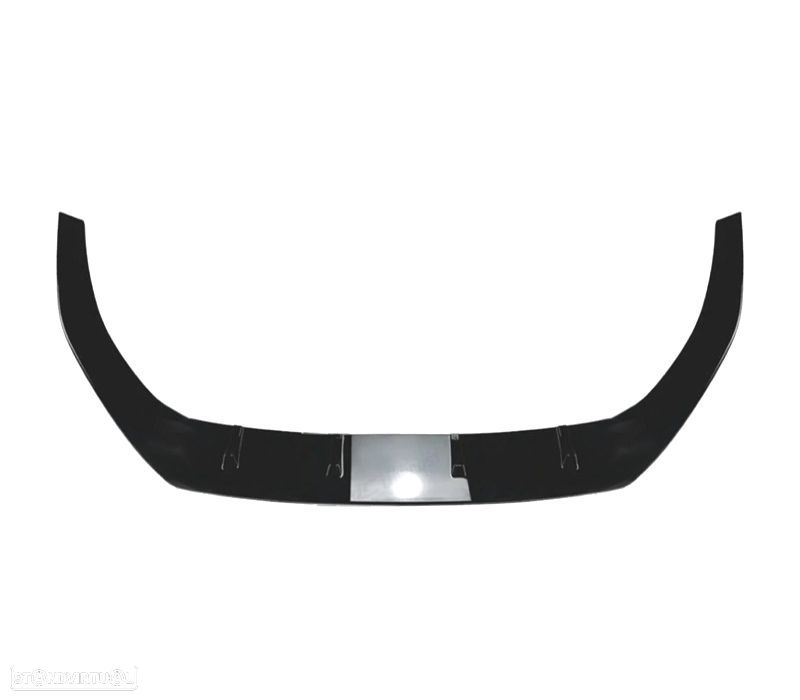 SPOILER LIP VOLKSWAGEN VW GOLF 7.5 17-20 LOOK GTI PRETO BRILHANTE - 3