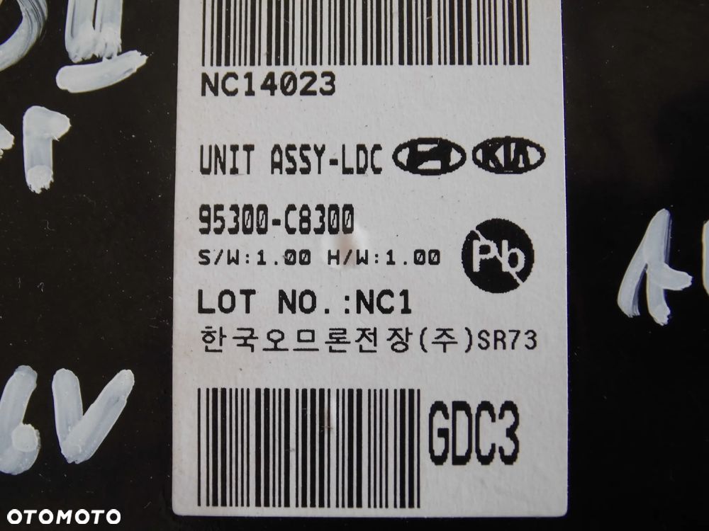 MODUŁ STEROWNIK SENSOR UNIT ASSY BCM  95300-C8300 HYUNDAI I20 II LIFT 1.2 16V 2018r. - 3
