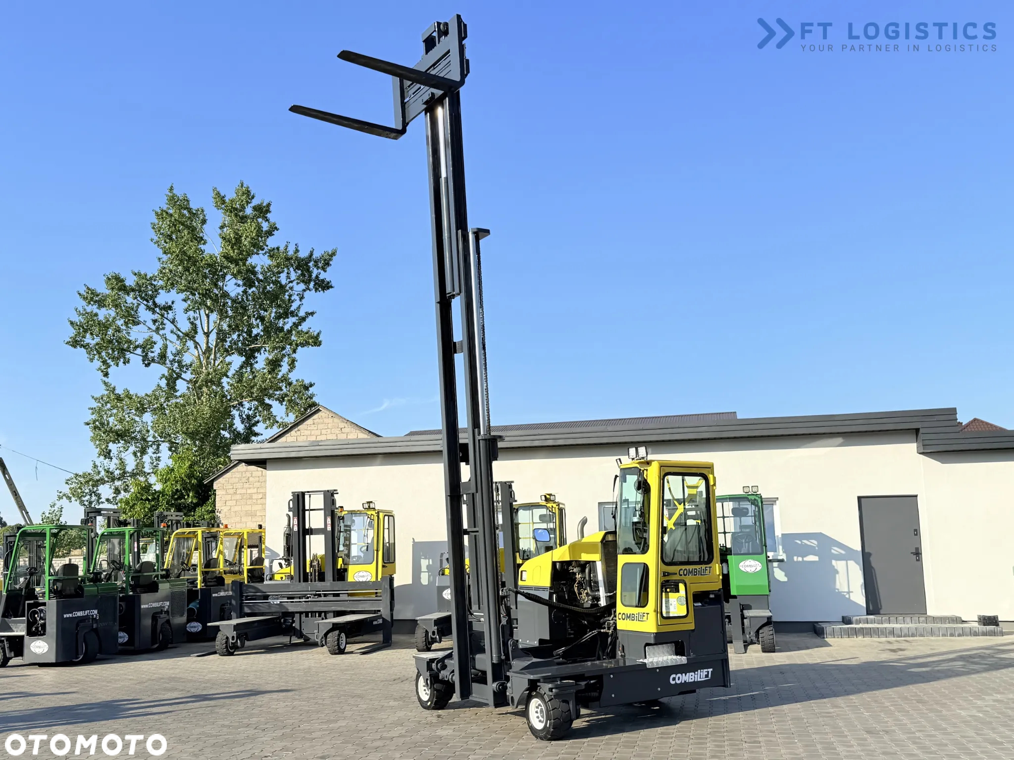 Combilift C5000 / DIESEL / TRIPLEX 6000MM / WOLNY SKOK / POZYCJONER WIDEŁ / WBUDOWANA WAGA / OGRZEWANIE / PEŁNA KABINA / STAN IDEALNY / zeroka oferta wózków czterokierunkowych i bocznych, dopasowanych do różnorodnych potrzeb i zastosowań - 26