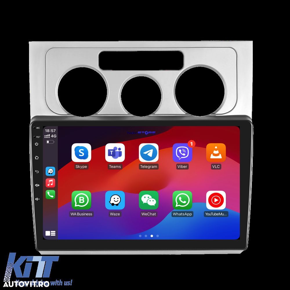 Navigatie Dedicata Volkswagen Touran (2003-2010), 10Inch, 6Gb Ram, 128 - 4