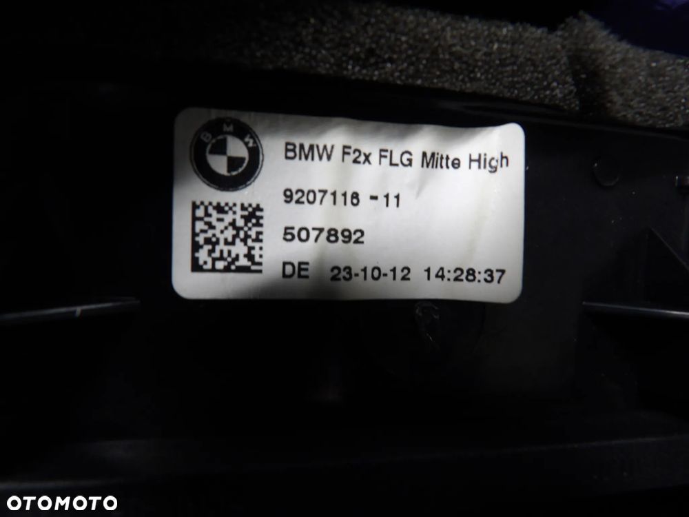 BMW - F30 - KOMPLET LISTW - KRATKI NAWIEWU - IDRIVE - 9205355  9207116  9205356  9261704 - 6