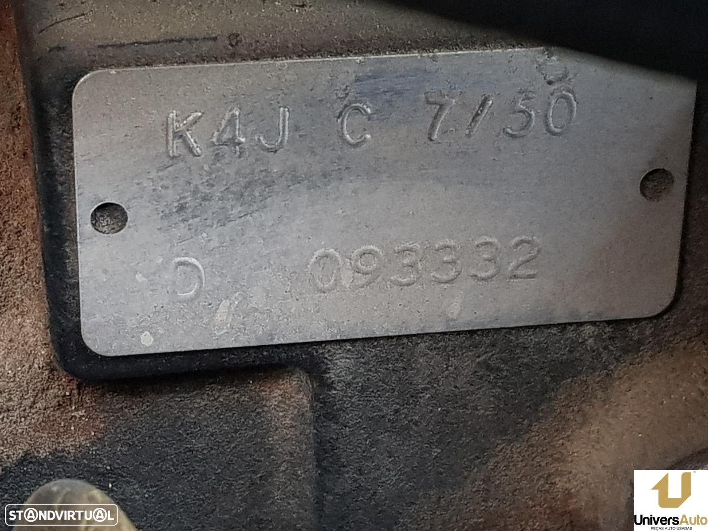 MOTOR COMPLETO RENAULT MEGANE I CLASSIC 1999 -K4J750 - 7