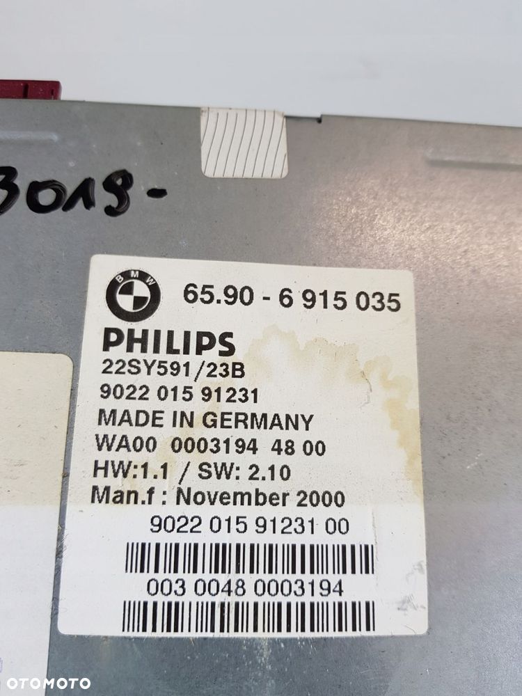 czytnik płyt nawigacji 6915035 bmw 5 e39 e38 eur - 8
