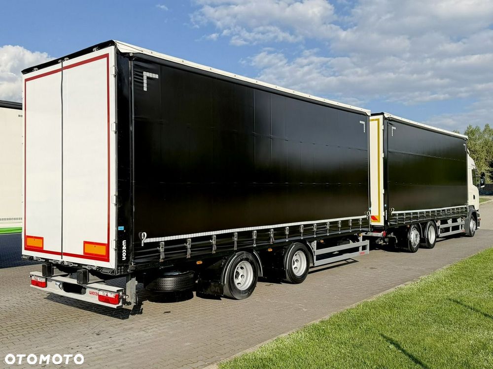 Scania R410 bez EGR Zabudowy Wecon 120m Dach Podnoszony  Zestaw Tandem - 40