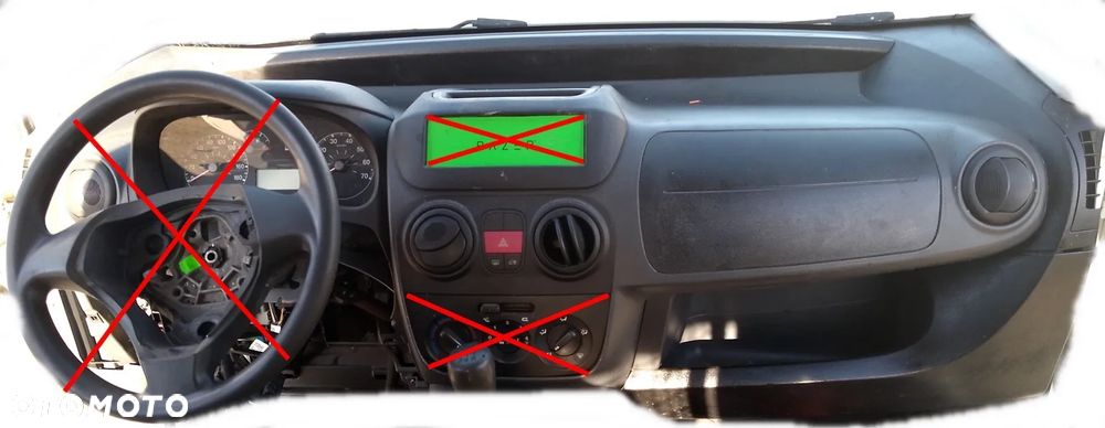 PEUGEOT BIPPER DESKA ROZDZIELCZA KONSOLA PASY SENSOR AIRBAG KOMPLETNA - 1