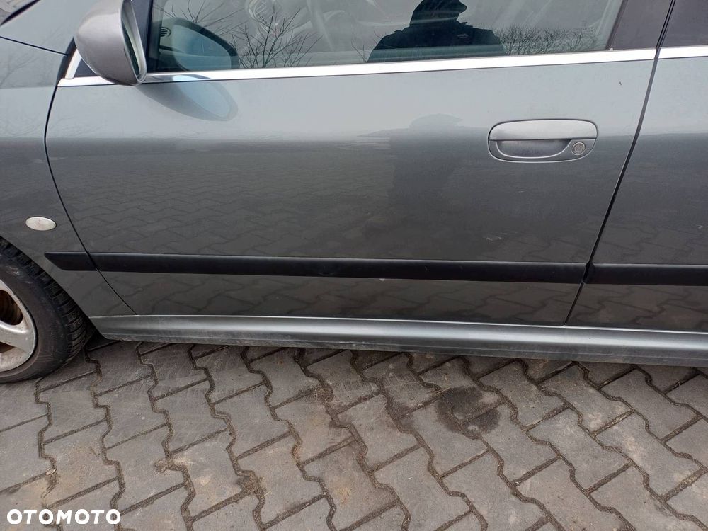 DRZWI KOMPLETNE LEWY PRZÓD + LUSTERKO PEUGEOT 607 I EZDC - 2