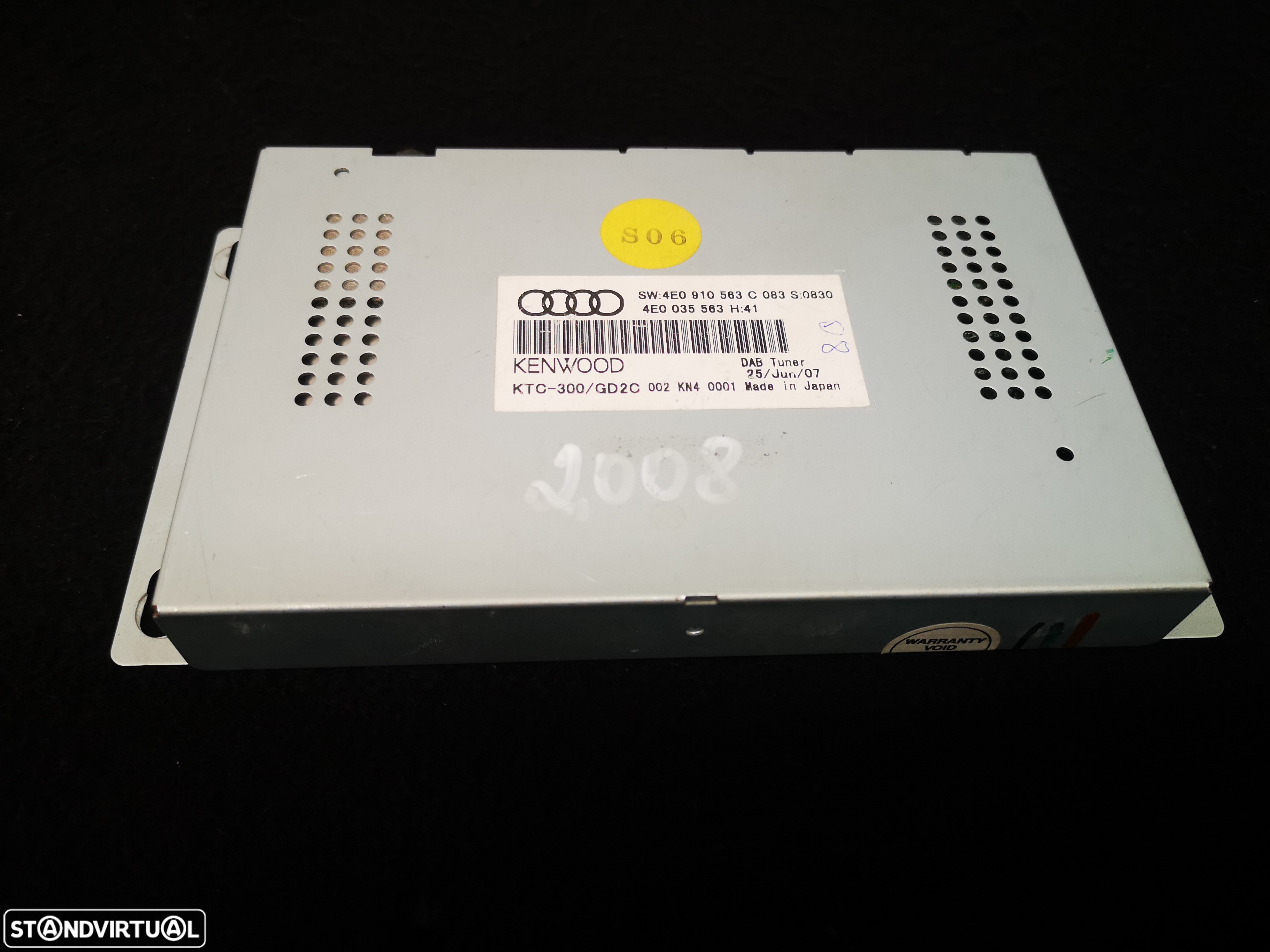 Centralina DAB TUNER  MMI Multimedia Audi a8 d3 4e0 2003-2009 - 2