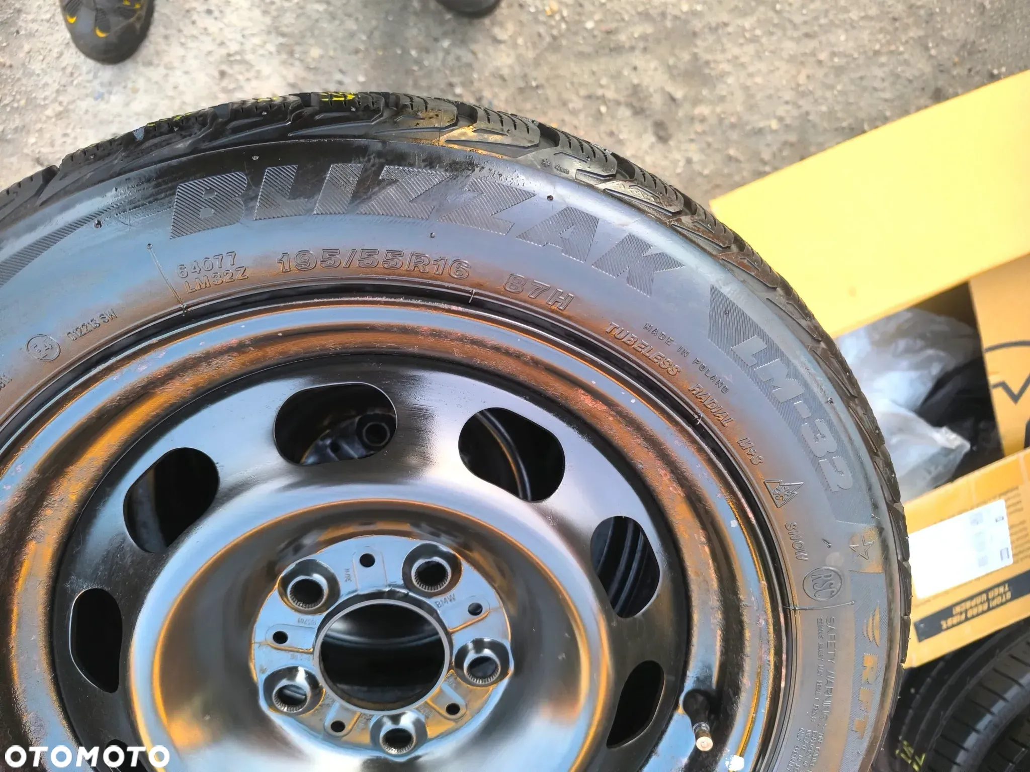 5x120 Felgi Stalowe Stal 16 Koła Zimowe Zima BMW 1 SERIA E81 E87 F20 F21 3 E36 E46 Z3 7,5mm Legnica ALU-RAD 195/55 - 5