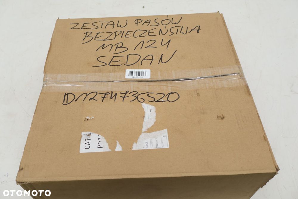 MERCEDES-BENZ W124 SEDAN ZESTAW PASÓW BEZPIECZEŃSTWA 1248600097 - 7