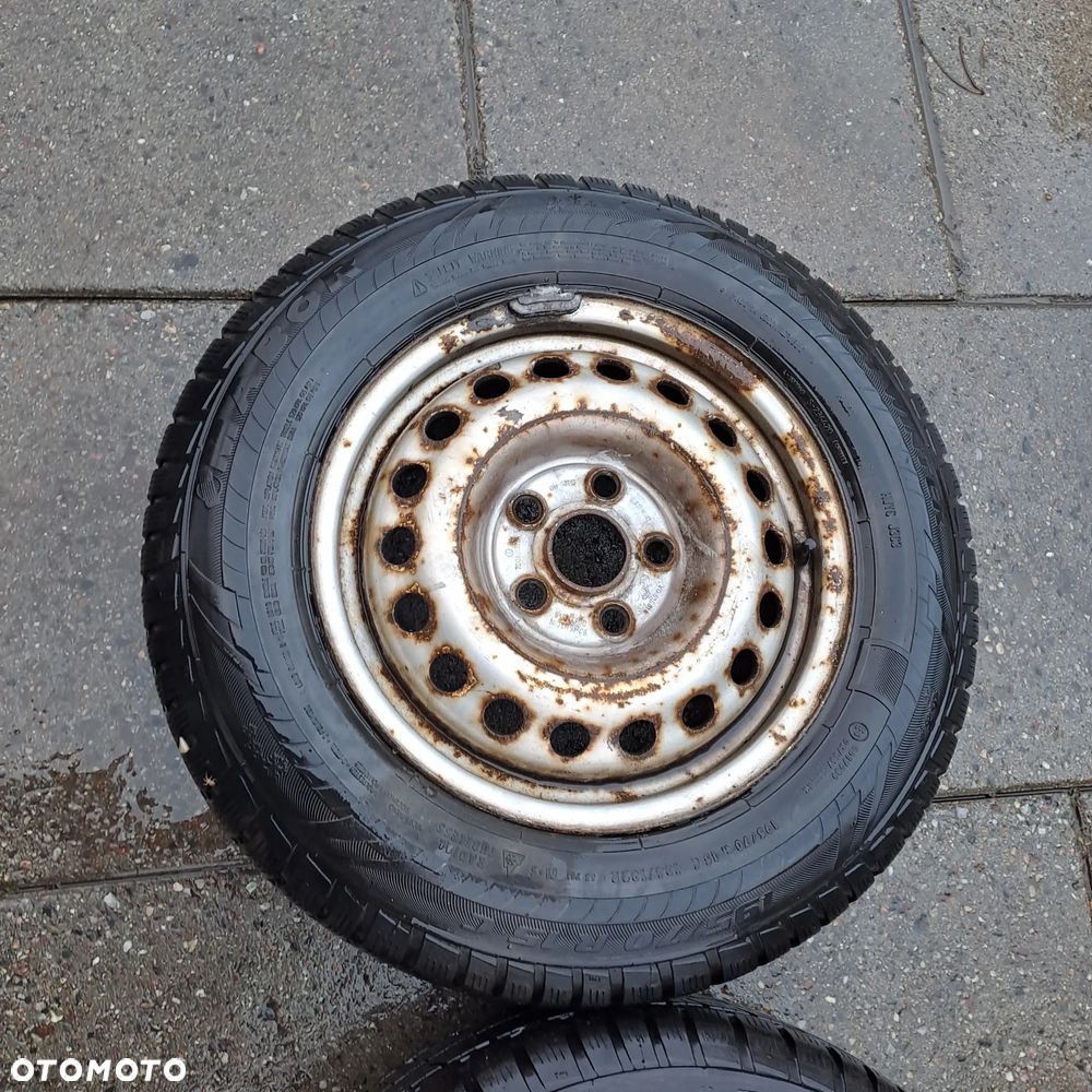 Volkswagen Transporter T4 komplet felg stalowych z oponami zima 195/70 R15C - 7