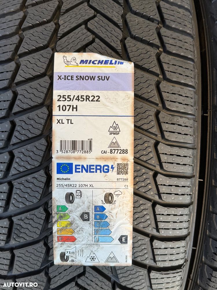 Vând set anvelope 255/45/22-285/40/22 Michelin de iarnă noi - 4