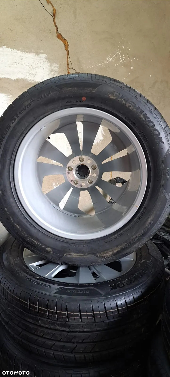 AUDI Q7 Q8 KOŁA (FELGI 4M8607025 Z OPONAMI 19" HANKOOK LATO) 265/55R19 ET20 5x112 - 7