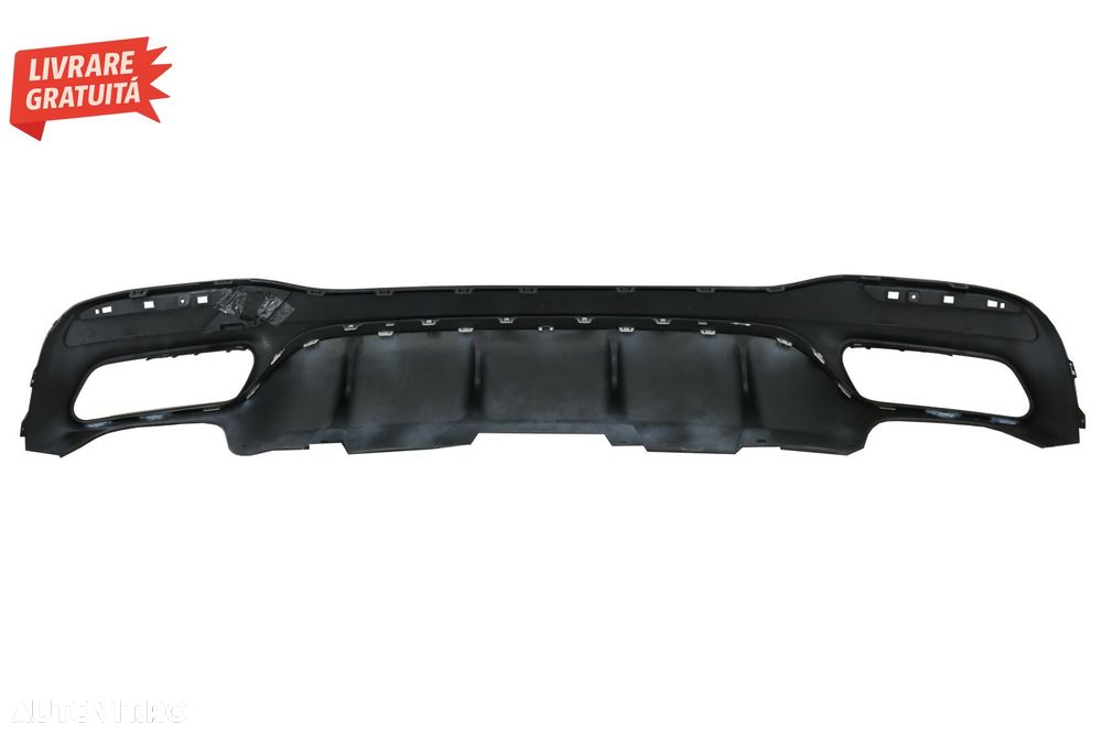 Difuzor Bara Spate cu Ornamente Evacuare Mercedes GLS X166 Facelift (09.2015-2019)- livrare gratuita - 6
