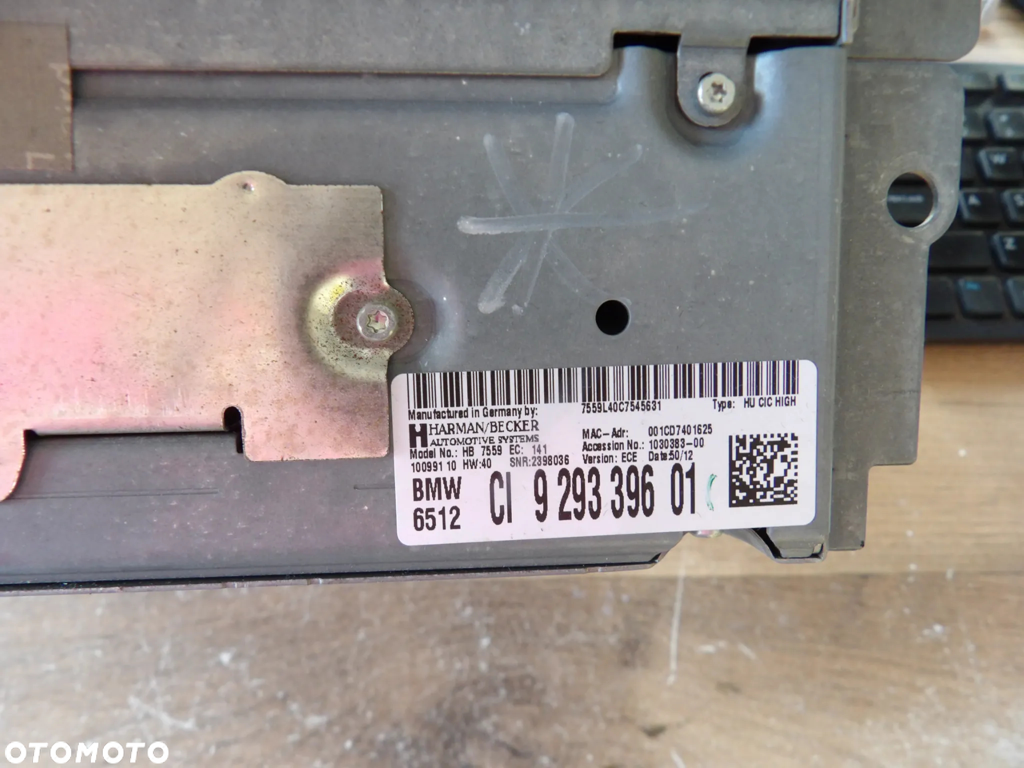 BMW - F12 - ZESTAW NAWIGACJI - MONITOR-IDRIVE-CZYTNIK - KOMPLET - 9297276  9286707  9293396 - 7