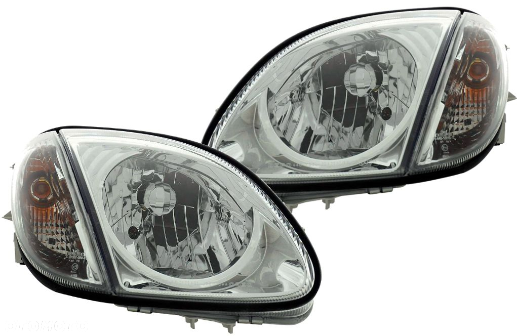 LAMPY + KIERUNKOWSKAZY Do MERCEDES R170 SLK Od 1996 Do 2004 Roku DEPO CHROM - 2
