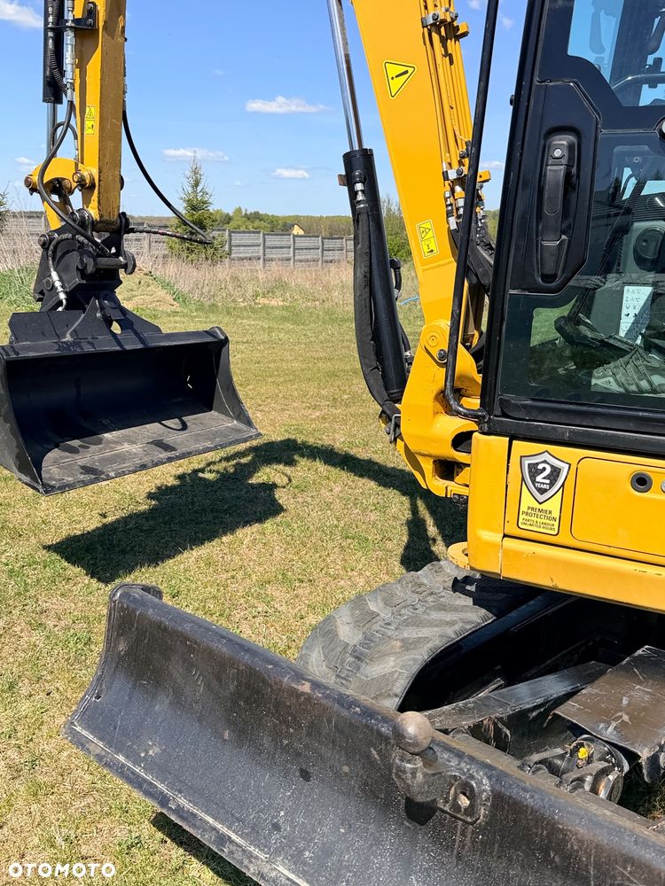Caterpillar Minikoparka Cat 302.7 3xłyżki Skarpowa hydrL\P dodatkowe linie hydrauliczne szybkozłącze Gąsienice jak Nowe WIDŁY WIERTNICA za dopłatą - 19