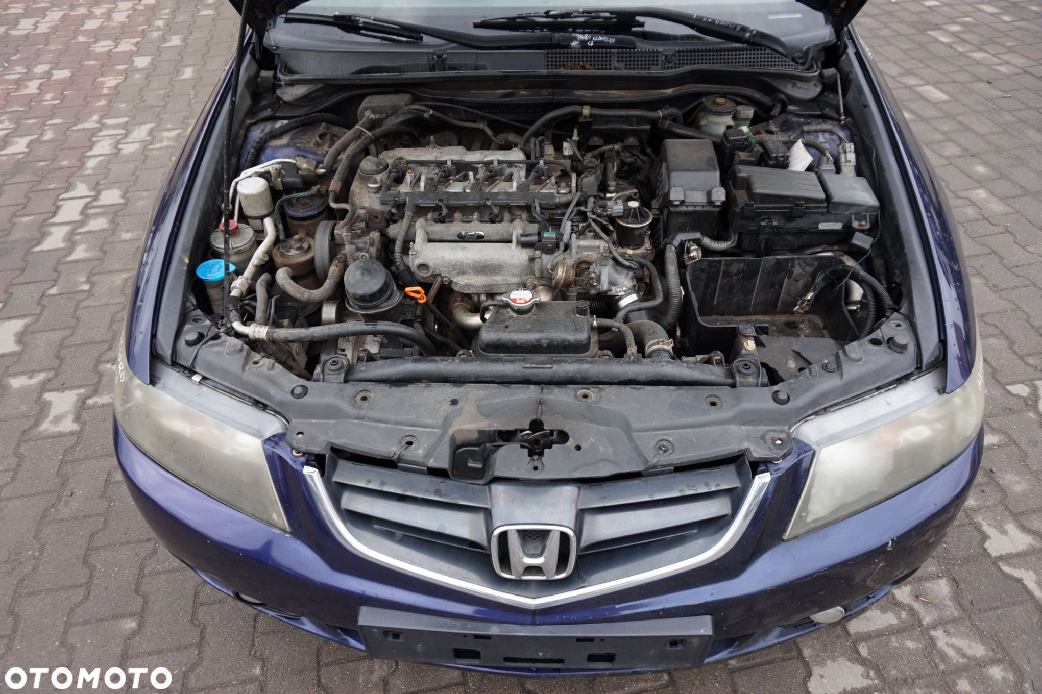 MASKA ZDERZAK BŁOTNIKI LAMPY ACCORD VII B502P  HONDA 2002-2005 GRANATOWY PRZÓD KOMPLETNY - 19