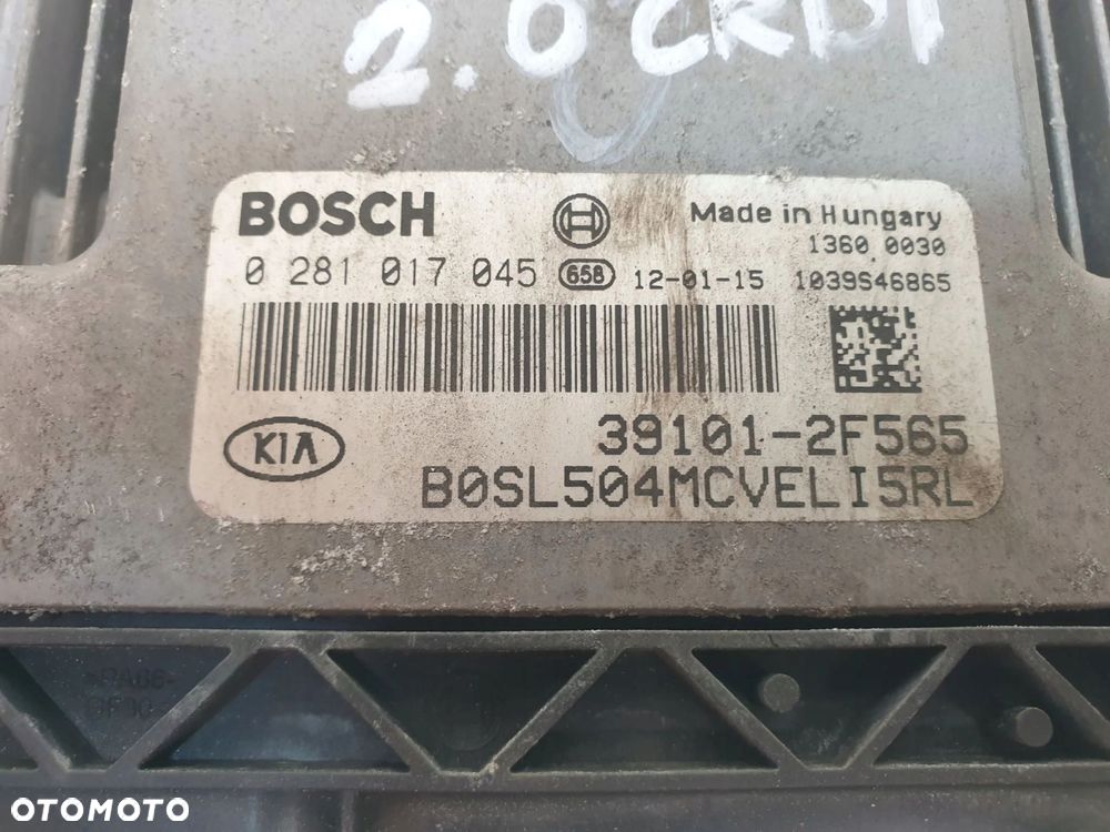 kia sportage 3 iii 2.0 crdi komputer sterownik silnika 39101-2f565 oryg - 4