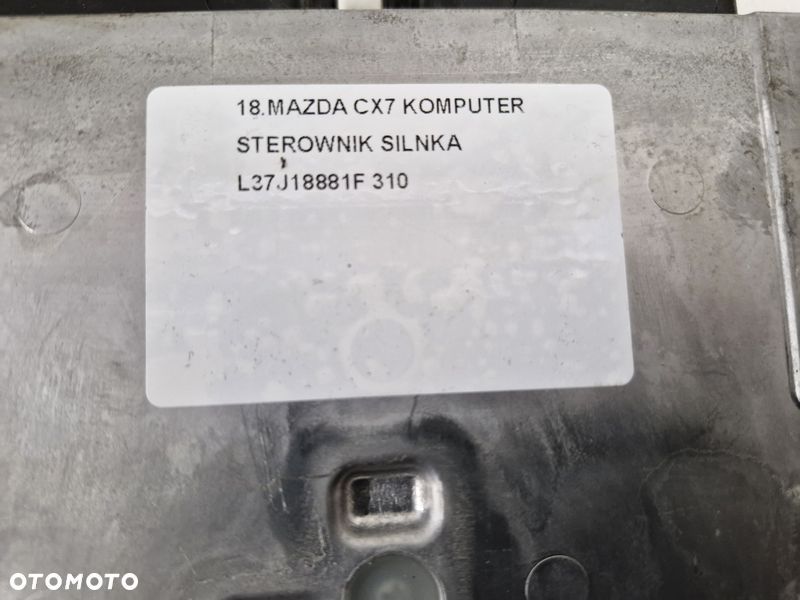 MAZDA CX7 KOMPUTER STEROWNIK SILNIKA L37J18881F - 5