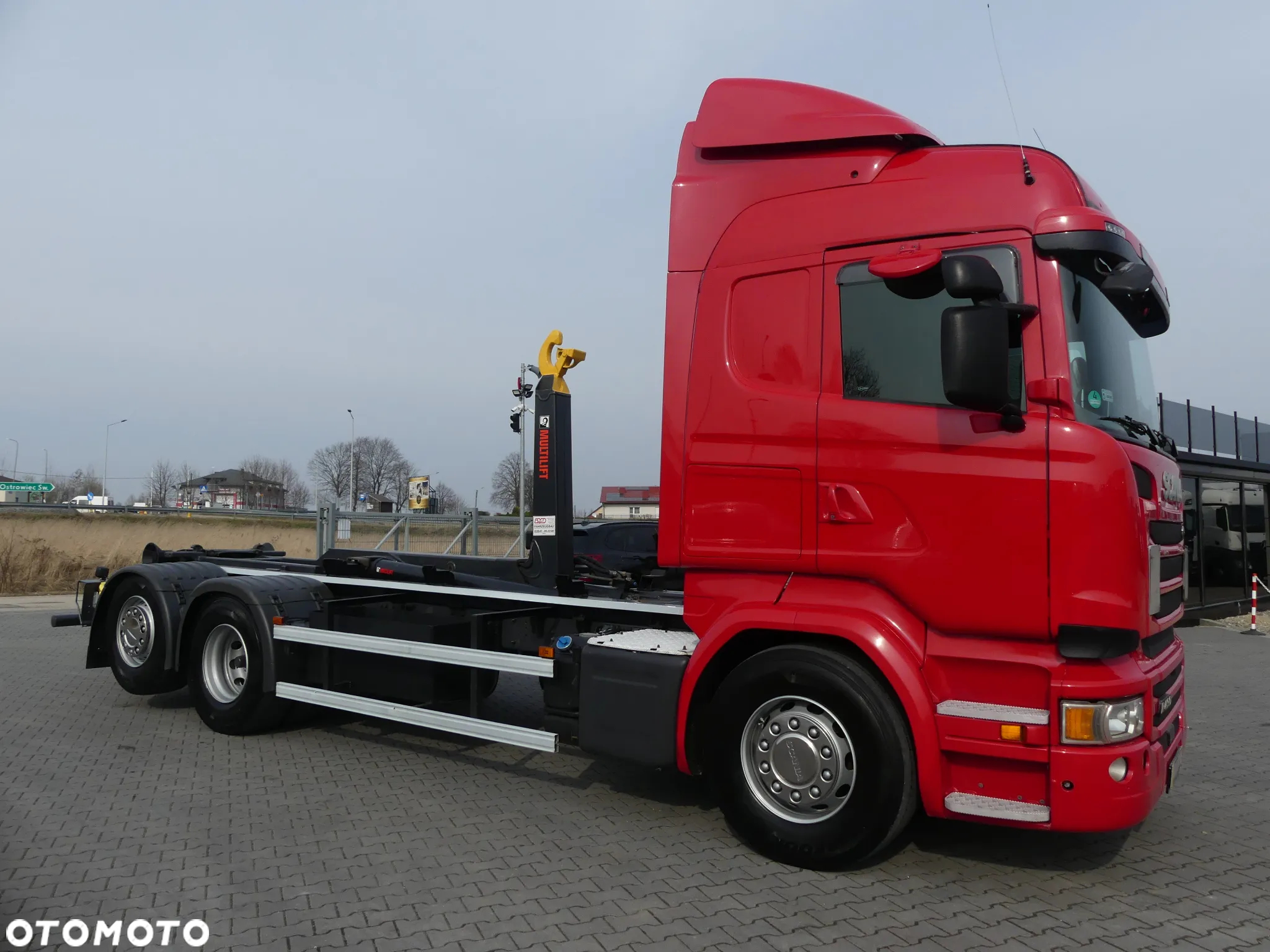 Scania R 490 / 6x2 / HAKOWIEC / HIAB MULTILIFT 18T / RETARDER / - 10