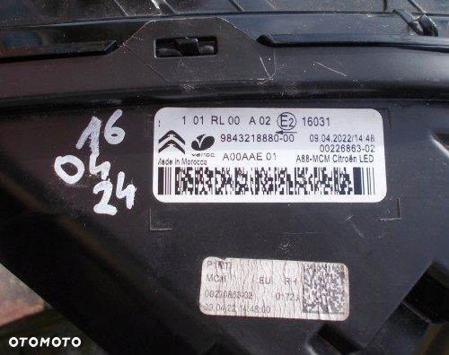 CITROEN C3 AIRCROSS LIFT HALOGEN DO JAZDY DZIENNEJ PRAWY - 7