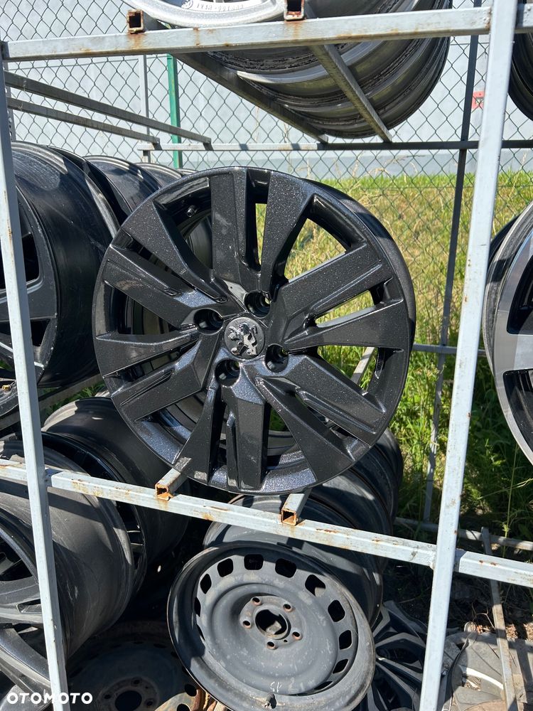 Alufelgi Peugeot Citroen 16 cali 4x108 oryginalnyme czarne - 1