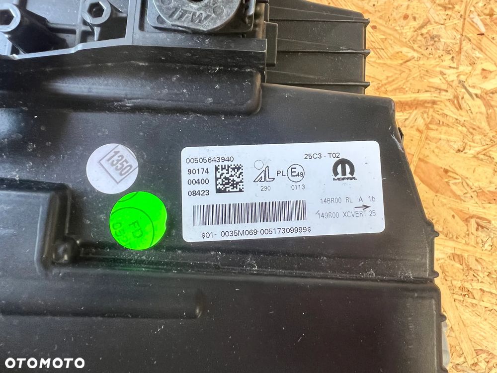 LAMPA PRZEDNIA reflektor lewy przód Alfa Romeo TONALE 22r- Europa 00505643940 - 5