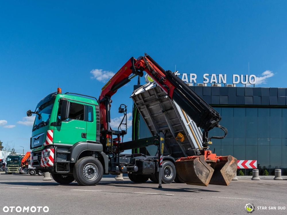 MAN TGS 33.440 6x4 PALFINGER PK 22002 EH HDS Żuraw Wywrotka Rotator - 9