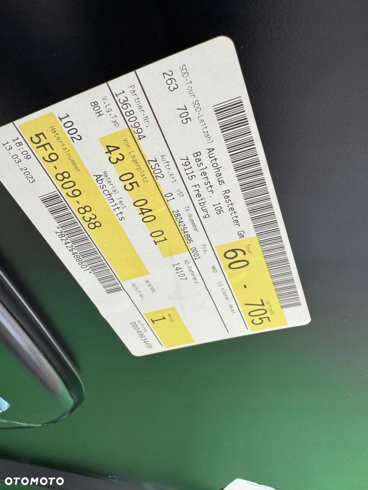 SEAT LEON III 3 KOMBI 5F9 BŁOTNIK PRAWY TYLNY PRAWY TYŁ EU ORG - 9