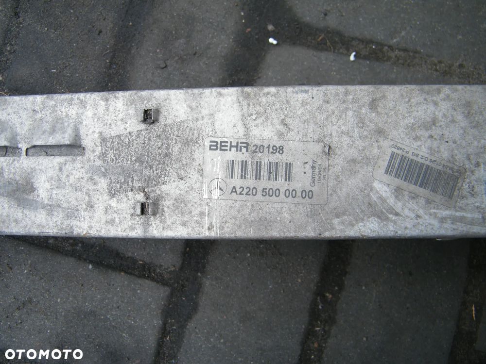 Chłodnica intercooler A2205000000 Mercedes W220 S klasa 3.2 CDI (2001r.) - 2
