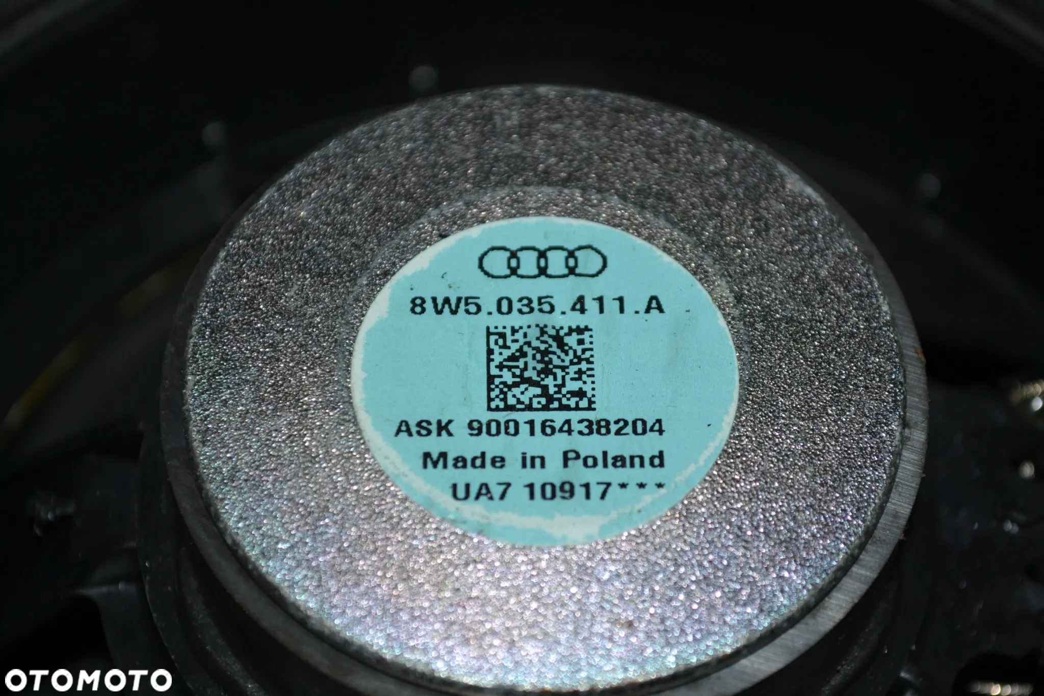AUDI A4 B9 A5 8W GŁOŚNIK BANG&OLUFSEN TYŁ TYLNY 8W5035411A - 3