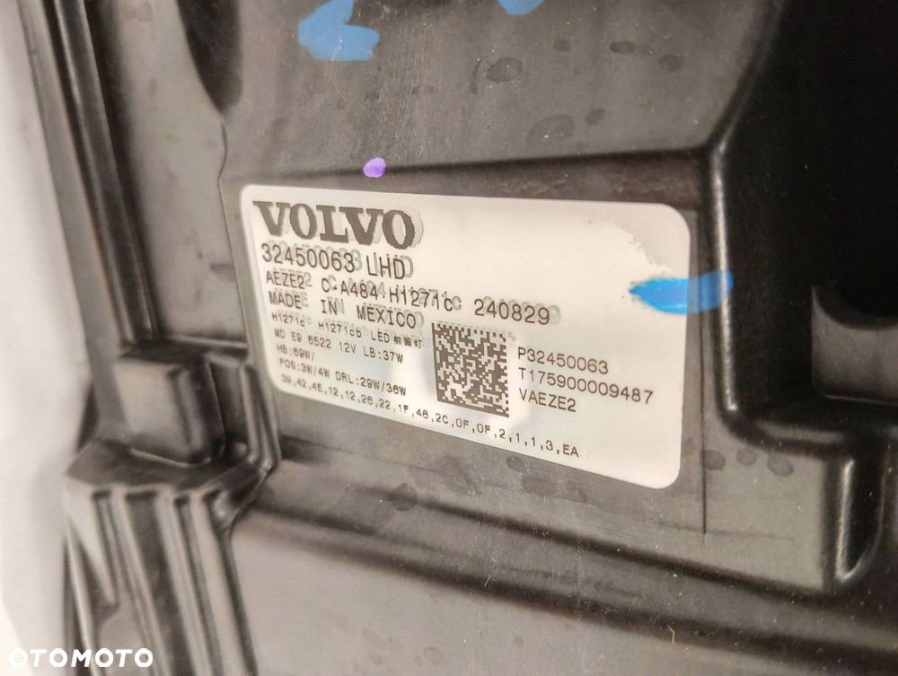 volvo ex90 full led komplet lamp przód 32450062/ 32450063 - 8