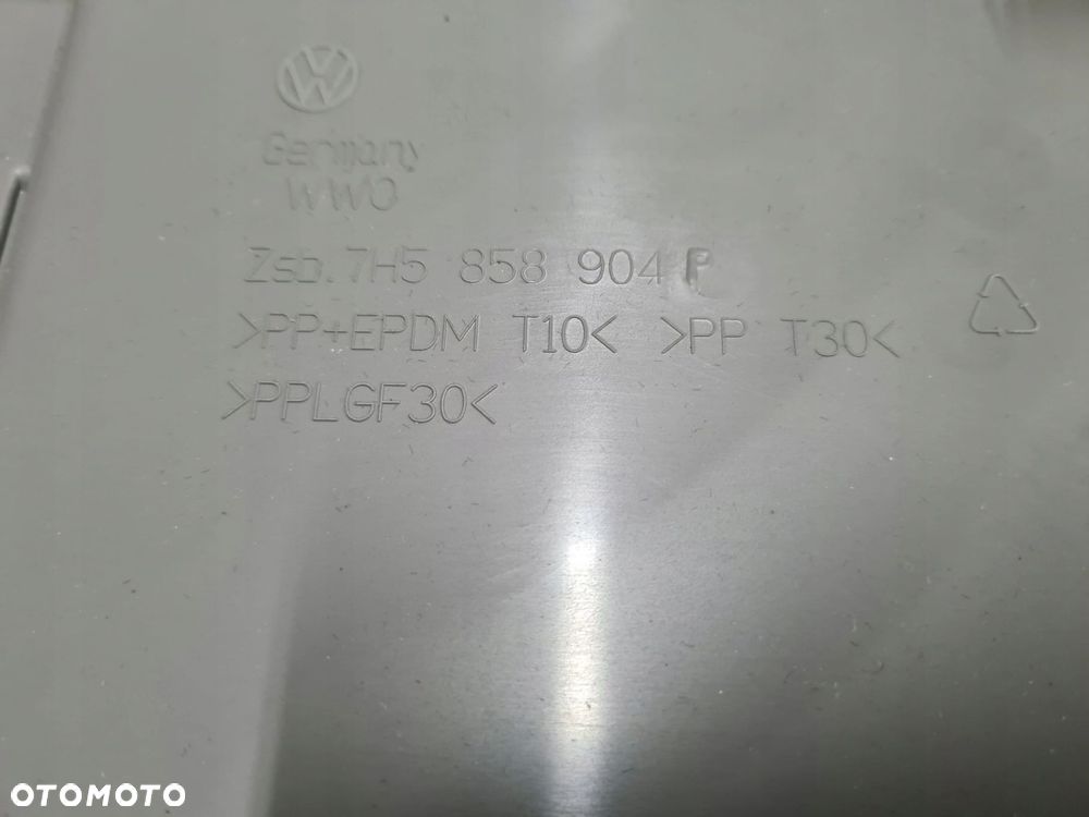 VW T5 MULTIVAN schowek pasażera osłona airbag konsoli przód 7H5858904P - 3