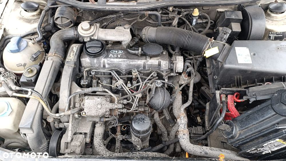 35702 skoda octavia I fl 1.9 TDI ASV kompletny silnik - 1