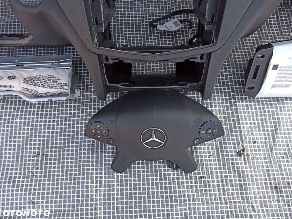 MERCEDES W204 C-KLASA 07-11 DESKA KONSOLA PODUSZKI AIRBAG KOMPLET EUROPA - 6
