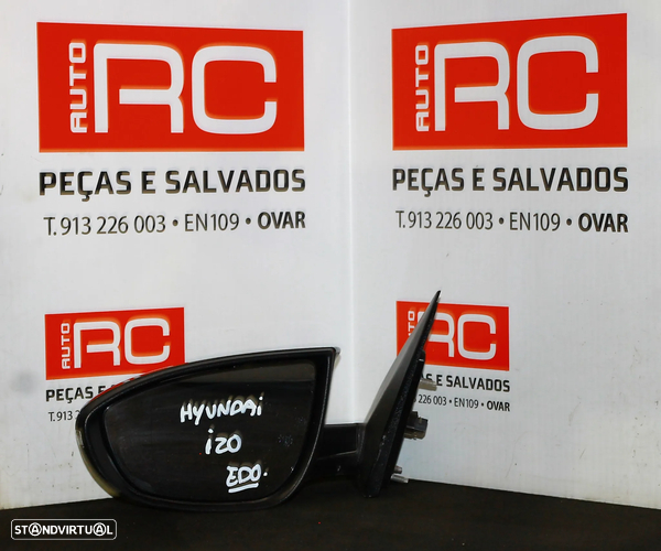 ESPELHO RETROVISOR ESQUERDO HYUNDAI i20