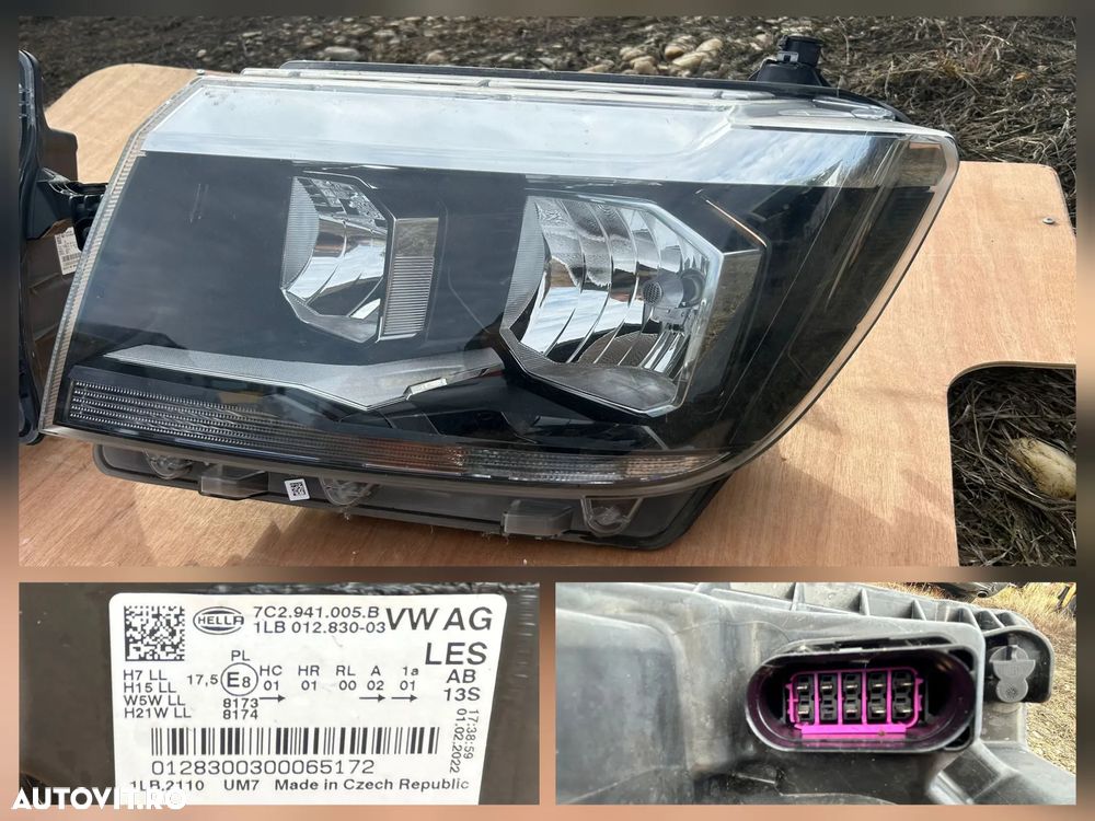 Far stanga dreapta halogen Hella Original Volkswagen Crafter 2017-2024 - 4