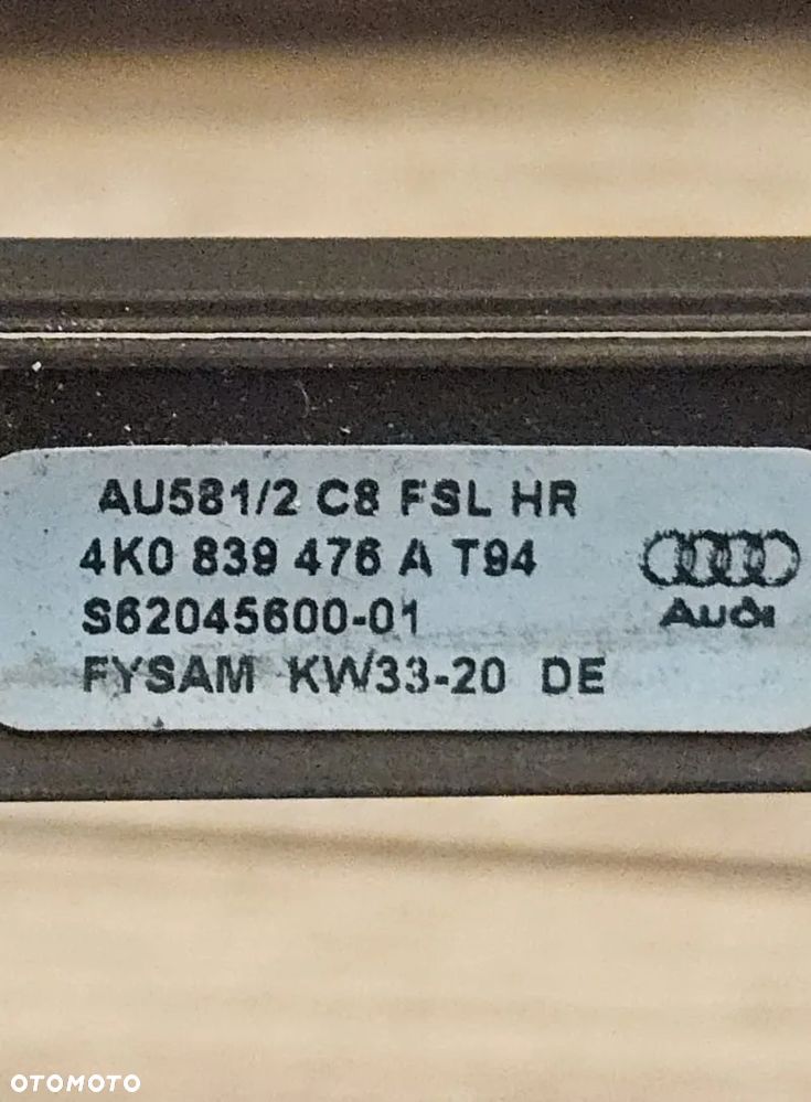 Listwy drzwi Audi A6 C8 4K0 - 8