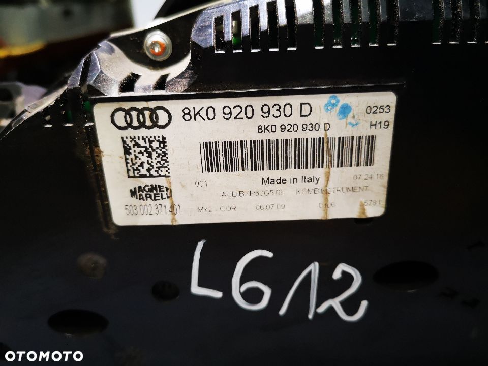 L612  AUDI A4 B8 2.7 TDI 8K0920930D EUROPA - 3