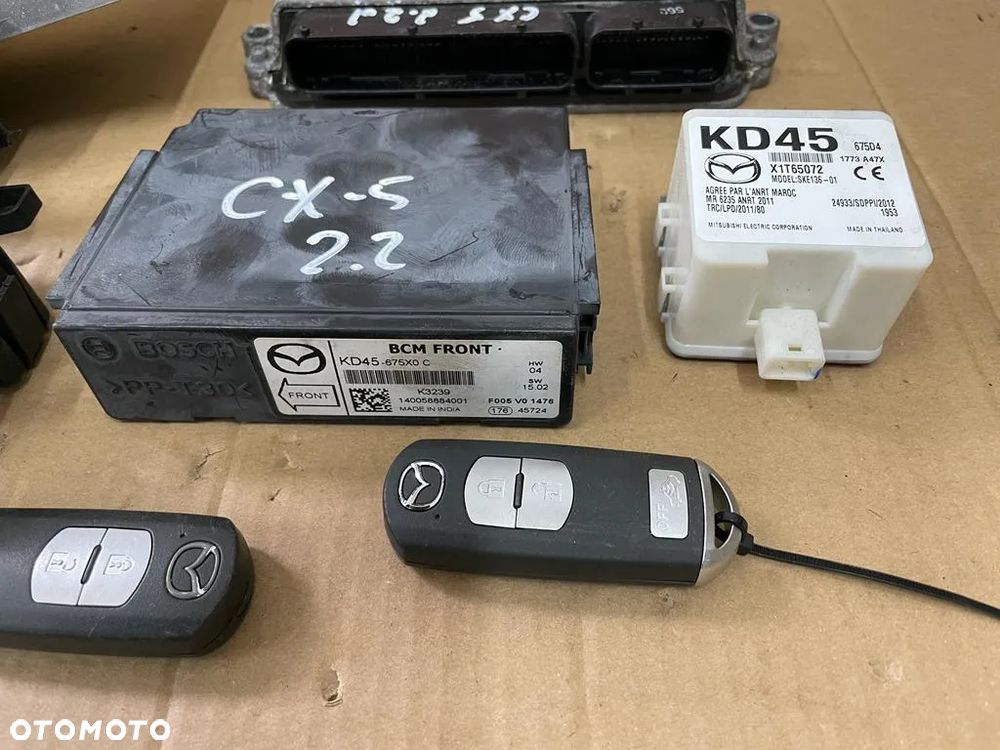 Mazda CX-5 I 2.2D KOMPUTER ZESTAW DO ODPALENIA SH0118881U - 3