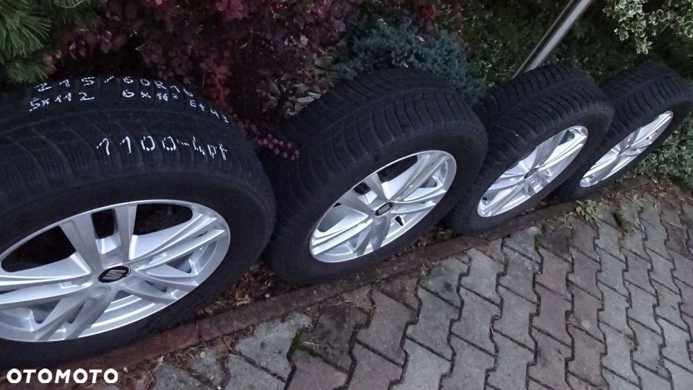 Koła zimowe 16 5x112 Seat ET43 215/60R16 Bridgestone KBA51055 - 7