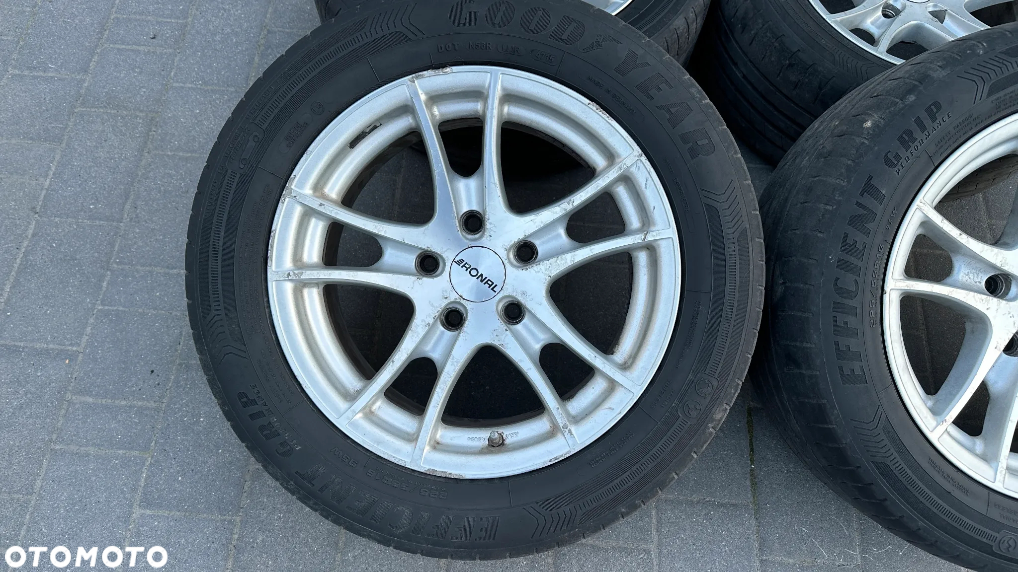 Alufelgi r16 5x120 ronal felgi koła et15 e60 e39 225/55 - 3
