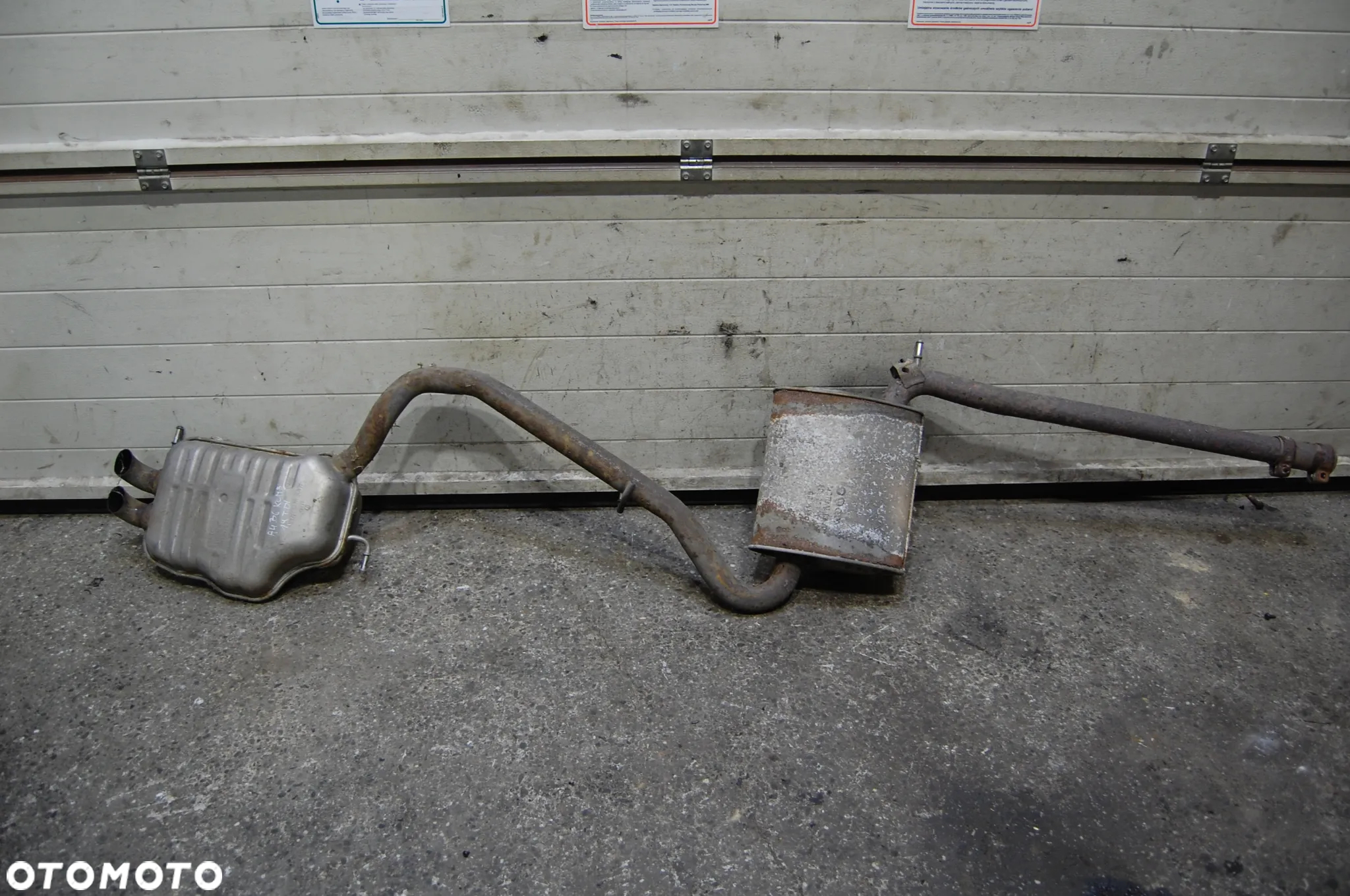 TŁUMIK KOMPLETNY ŚRODKOWY + TYLNY AUDI A4 B6 KOMBI 1.9 TDI 8E0253611CB - 6