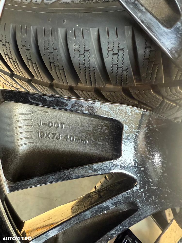 Jante Nissan Qashqai originale,  noi, 19 inch , cu anvelope vara Bridgestone noi - 9