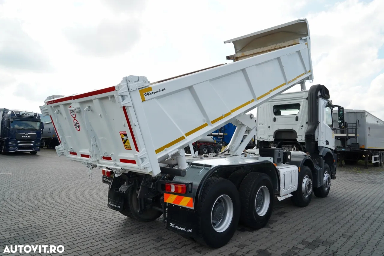 Mercedes-Benz AROCS 3243 / 8x4 / BASCULĂ DUBLU 6,2 M / BASCULĂ HIDRODOXICĂ / EURO 6 / IMPORTAT - 5