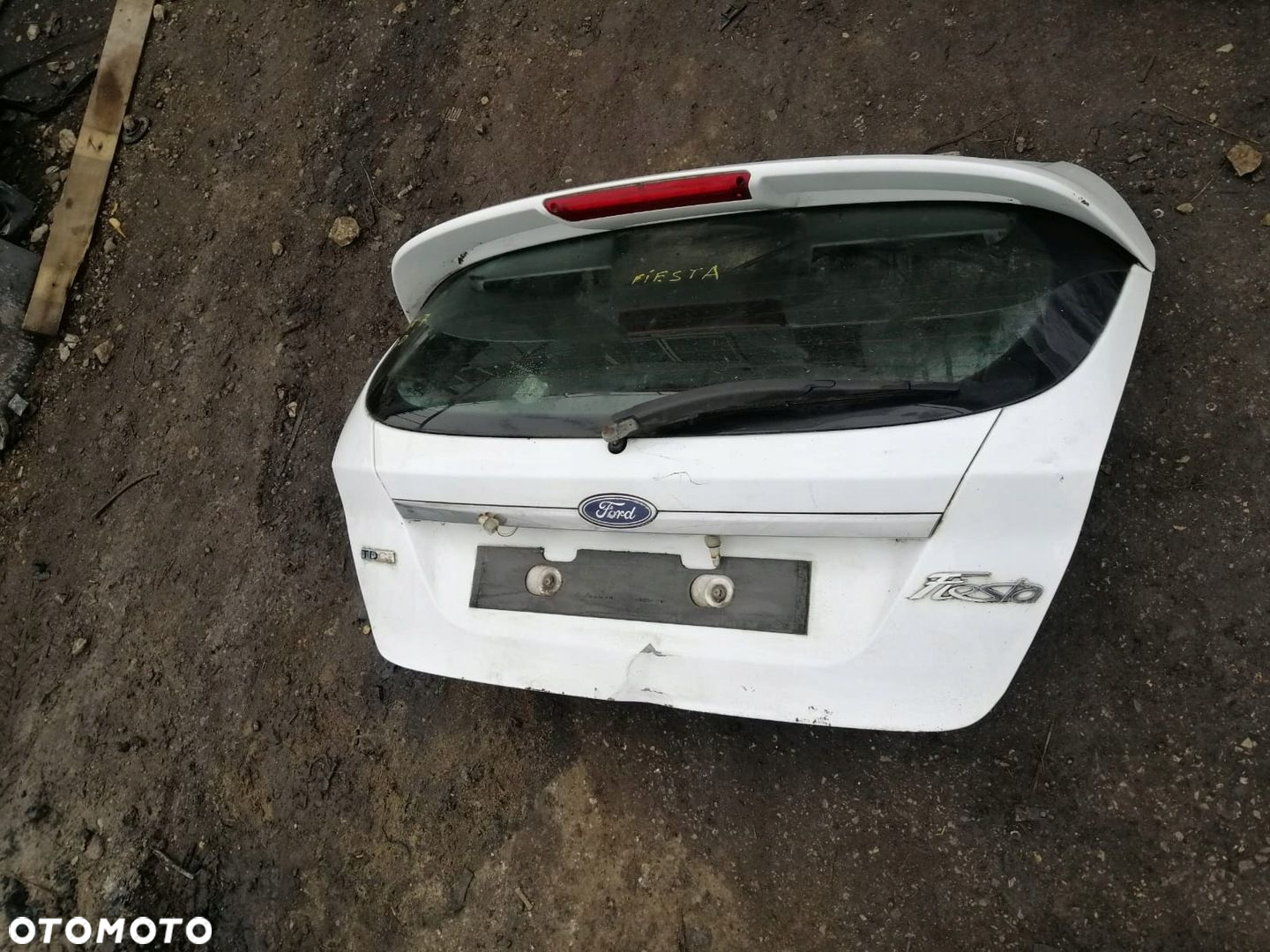 SPOILER KLAPY BAGAŻNIKA TYŁ FORD FIESTA MK7 EU - 4