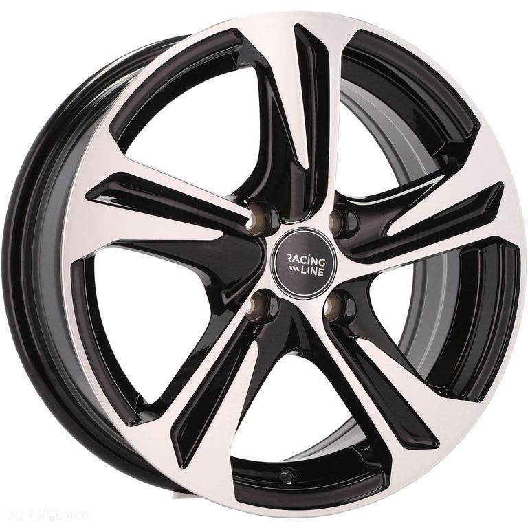 4x Felgi 15 m.in. do HYUNDAI Bayon I10 I20 KIA Picanto RIO Stonic MAZDA 2 CITROEN C1 - B1242 (BK1424 - 6