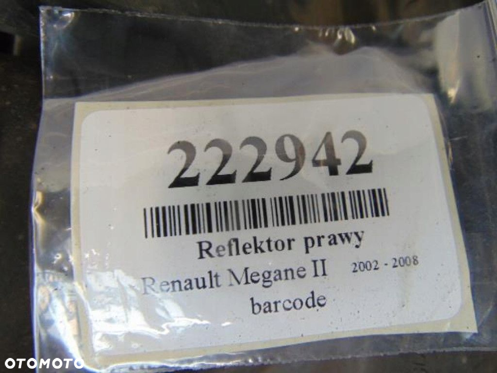 RENAULT MEGANE II LIFT KOMBI REFLEKTOR PRAWY DO POLEROWANIA. - 9