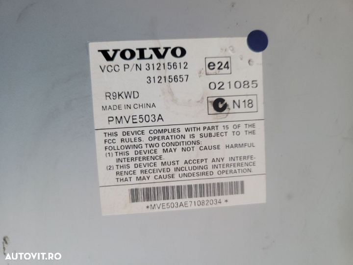 Amplificator Audio Volvo S60 S80 V70 XC70 XC60 An 2007-2016 Cod 31215612 - 5