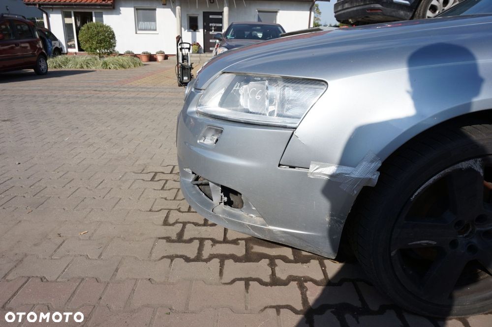 MASKA ZDERZAK BŁOTNIKI LAMPY A6 C6 LY7J S-LINE AUDI 2004-2008 SREBRNY PRZÓD KOMPLETNY - 8